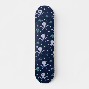 Skate Padrão Fofo de Polvo
