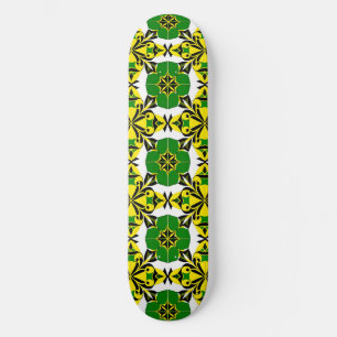 Skate Padrão Geométrico Abstrato