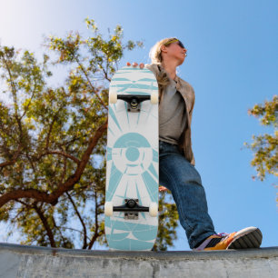 Skate Padrão Geométrico de Mandala