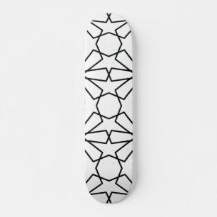 Skate Padrão Geométrico Islâmico Design Árabe