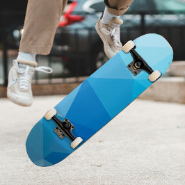 Skate Padrão Geométrico Moderno da Variação Azul