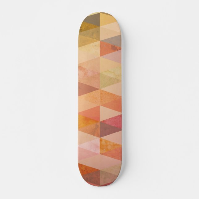 Skate Padrão Geométrico Triângulo Macio (Frente)
