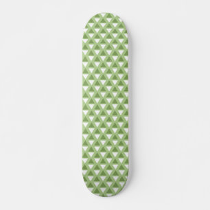 Skate Padrão geométrico verde pastel simples