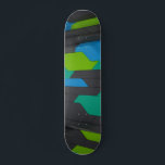 Skate Padrão legal de Abstrato Geométrico Moderno<br><div class="desc">Esta design moderna apresenta um padrão geométrico em cinza, teal, verde e azul #cinza #verde #azul #teal #masculino #forcaras #girly #geometric #geométrico #abstrato #persongifts #personalizado #natristmas #feriados #feriados #holidaygifts #masculine #feminine #na moda #feminine y #esporte #ao ar livre #skate #skater #skateboard #skateboard #skateboard #skateboard #divertido #legal #natristmas #aniversariante #giftsforhim #giftsforboys...</div>