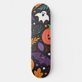 Skate Padrão Mágico de Halloween Fofo