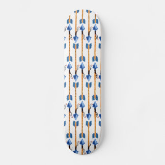 Skate padrão nativo de flecha de penas chic boho