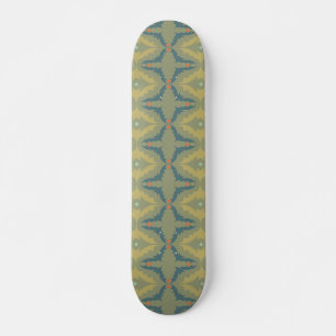 Skate Padrão Retro Vintage Esverdeado
