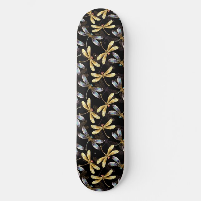 Skate Padrão sem costura com Ouros (Frente)