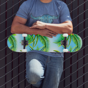 Skate Padrão tropical havaiano sem carne