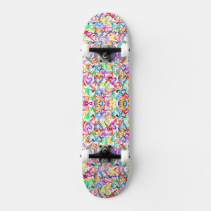 Skate Padrões de corações coloridos fofos Case-Mate capa