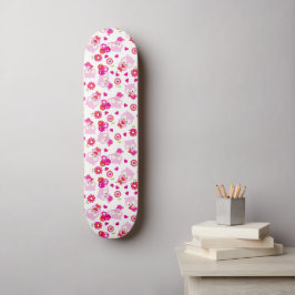 Skate Padrões De Corujas, Corujas Frescas, Corujas Rosa,