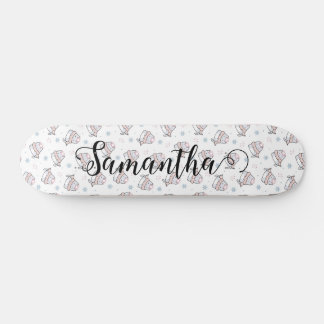 Skate Padrões de Natal de inverno para gatos bonitos