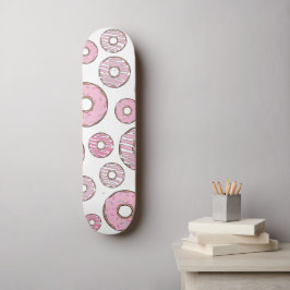 Skate Padrões De Rosquinhas, Rosquinhas Rosa, Prensas