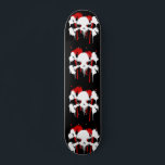 Skate Padrões Do Crânio E Ossos Do Grunge<br><div class="desc">Triturar o crânio e a impressão de padrão ósseo no skate.</div>