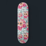 Skate Padrões Florais de Girassol de flor silvestre<br><div class="desc">Este país e um padrão fofo são perfeitos para a mulher da moda e na moda. Apresenta flores solares e flores silvestres amarelas, vermelhas, verdes em folha, verdes em florestas, pretas e cor-de-água rosa sobre um fundo branco simples. É a arte, a tendência, o sul, doce, único e moderno. Aproveite...</div>
