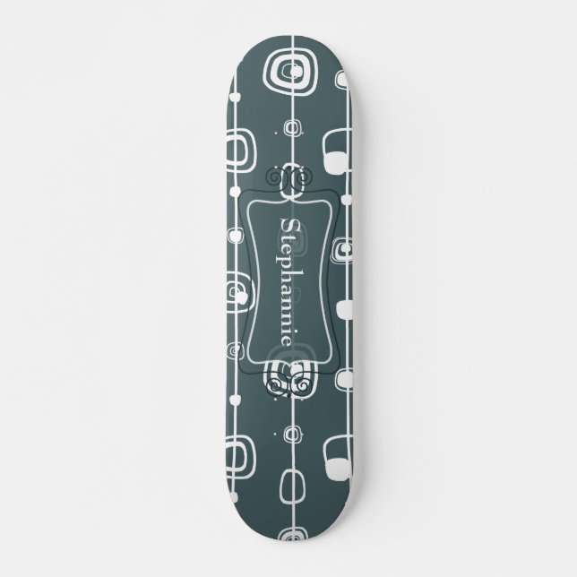 Skate Painéis azuis retrorreflectores Mini (Frente)