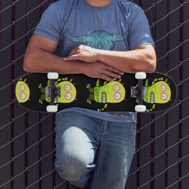 Skate Painéis de ALIENÍGENA FUNNY MONSTER (Ao ar livre 3)