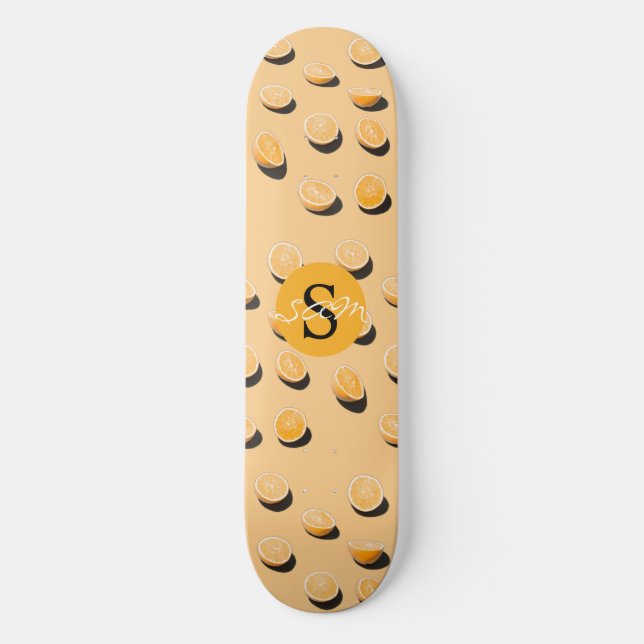 Skate Painéis de Laranjas MONGRAM (Frente)