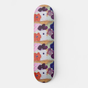 Skate Painéis de navegação das flores de primavera de