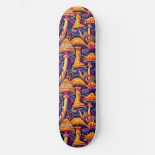 Skate Painéis de pintura de mushroom de trippy
