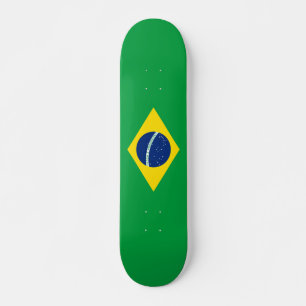 Skate Painel de Controle da Bandeira do Brasil