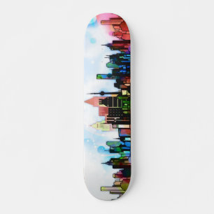 Skate Painel de Controle de Cidade de Cor