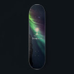 Skate Painel de Controle de Fonte e Cúpula<br><div class="desc">Monstrance "Source & Summit" Eucharist. Céu noturno de fundo com aurora borealis,  estrelas e picos de montanha. presente de excelente para pessoas em ambientes baseados na fé.</div>
