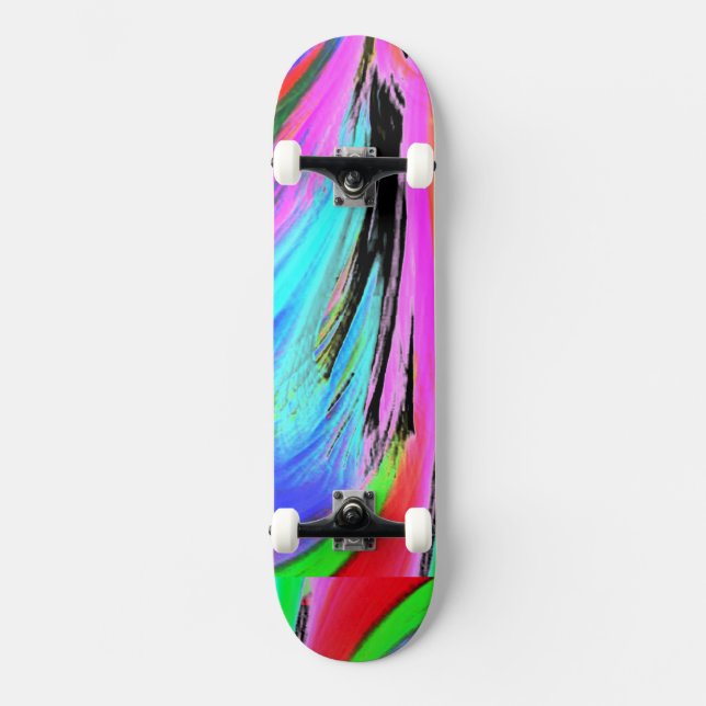 Skate Painel de controle de onda de cores Hippy (Frente)
