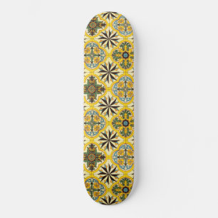 Skate Painel de controle do padrão do Azulejo mosaico
