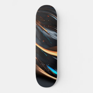 Skate Painel de navegação com cores negras dinâmicas