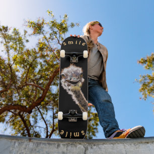 Skate Painel de navegação com sorriso personalizado - av