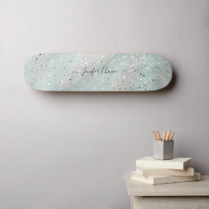 Skate Painel de navegação do nome personalizado da Glitt