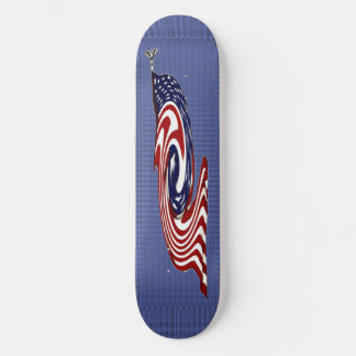 Skate Painel de navegação rápido do flag americano