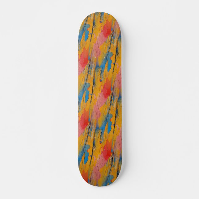 Skate Paint Splatter colorido (Frente)