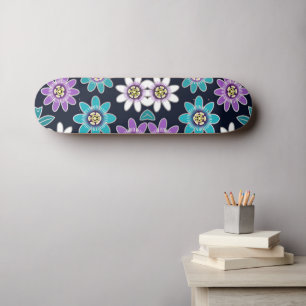 Skate Paixão Floral Design com Flor