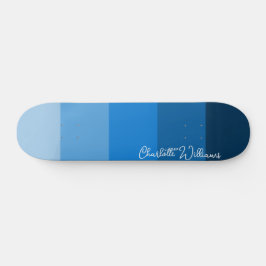 SKATE PALETTE AZUL ESPAÇO DE CADEIAS DE CADEIA DE PADRÃO