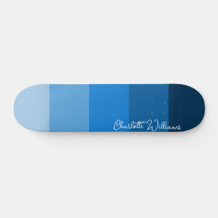 SKATE PALETTE AZUL ESPAÇO DE CADEIAS DE CADEIA DE PADRÃO