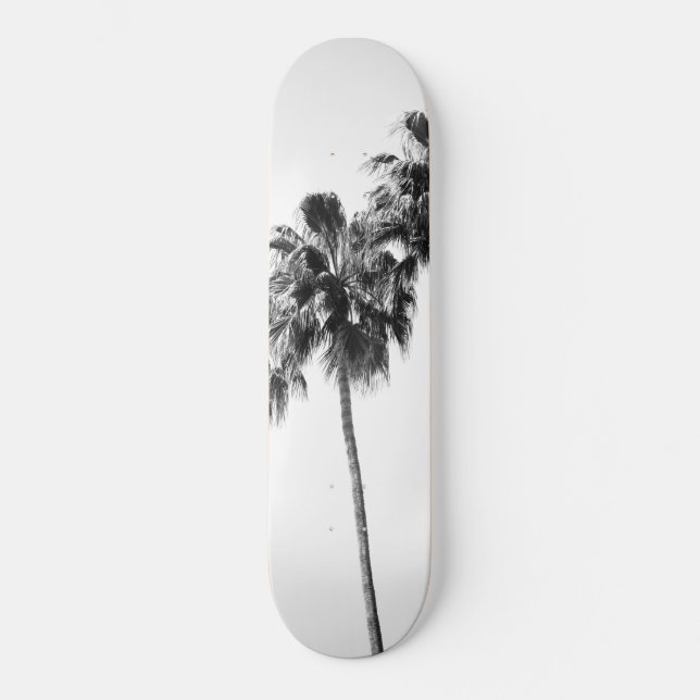 Skate Palm Trees Black & White Vibes #4 #wall #decor (Frente)
