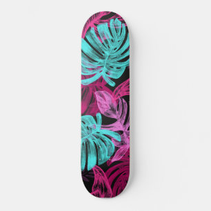 Skate Palma tropical fluorescente