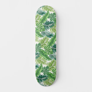 Skate Palma Tropical Verde Folha Monstera