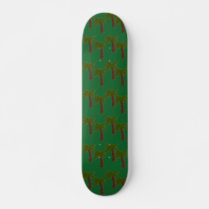 Skate Palmeiras em verde escuro