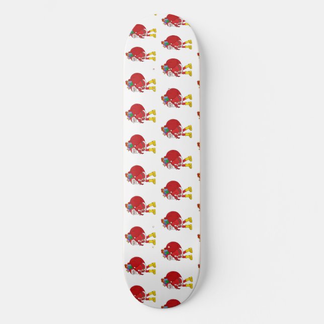 Skate Papai Noel Vestindo Big Yellow Boots (Frente)