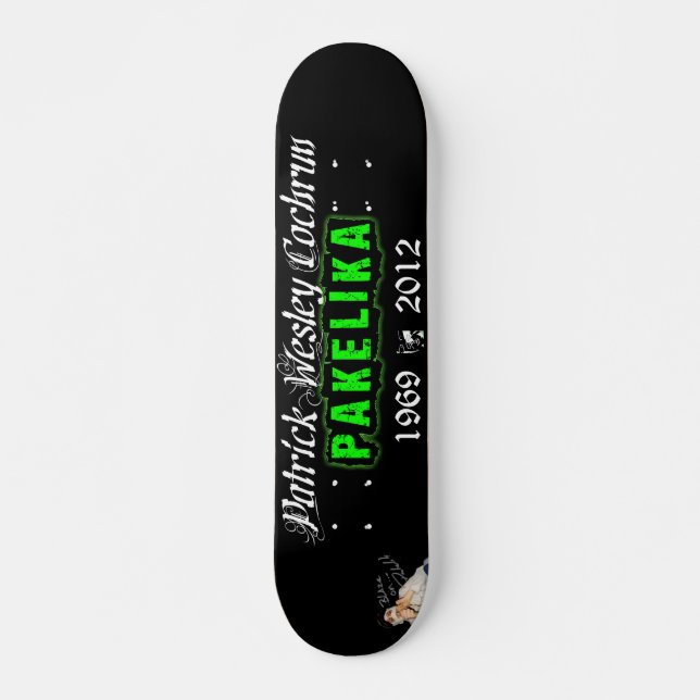 Skate Paquelika Tribute de 1/4" (Frente)