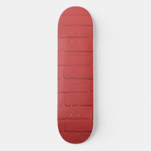 Skate parede de tijolo vermelho