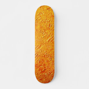 Skate Parede derituosa com textura amarela e laranja