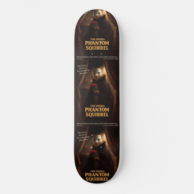 Skate Paródia de Esquilo Fantasma da Ópera (Frente)