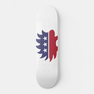 Skate Partido Libertário - Símbolo Porcupine