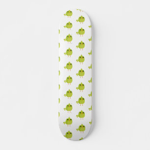 Skate Passarinho Verde Fofo Desenho Animado
