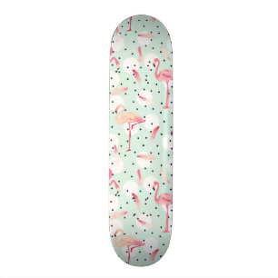 Skate Pássaro do flamingo com penas