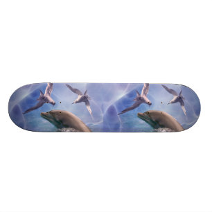 Skate Pássaros do golfinho e do mergulho
